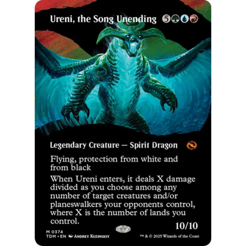 Ureni, the Song Unending (Borderless Art) | Tarkir: Dragonstorm