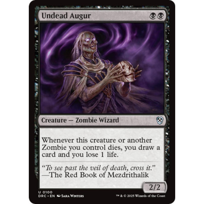 Undead Augur | Aetherdrift Commander