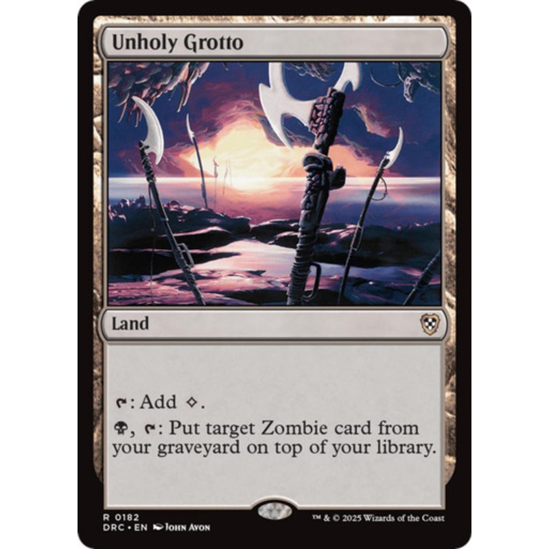 Unholy Grotto | Aetherdrift Commander