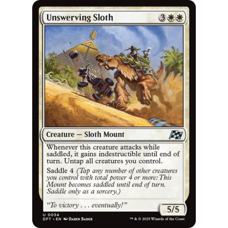 Unswerving Sloth (Foil) | Aetherdrift