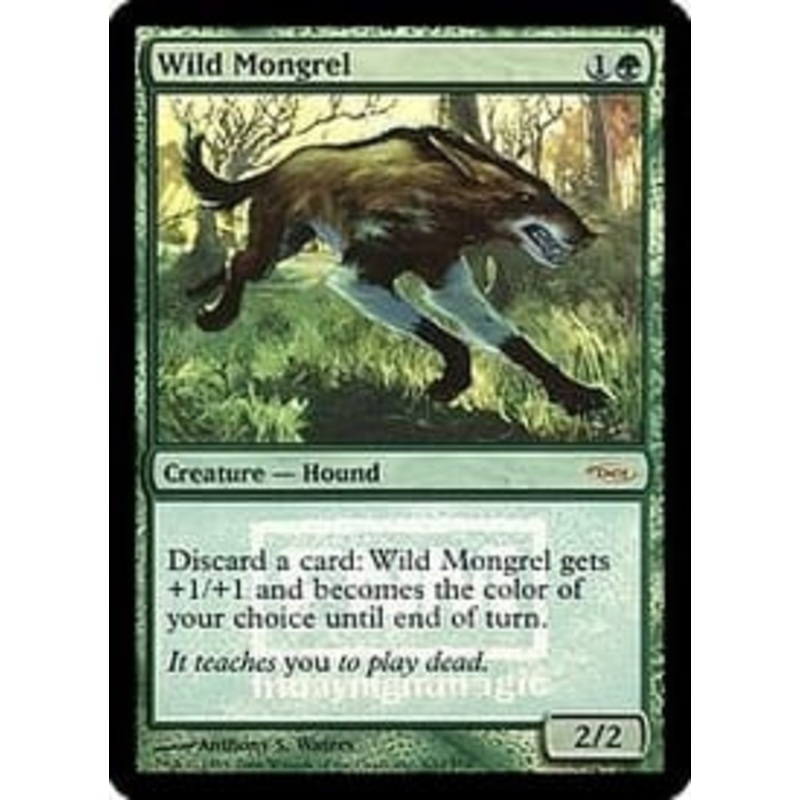 Wild Mongrel (FNM foil) | Promotional Cards