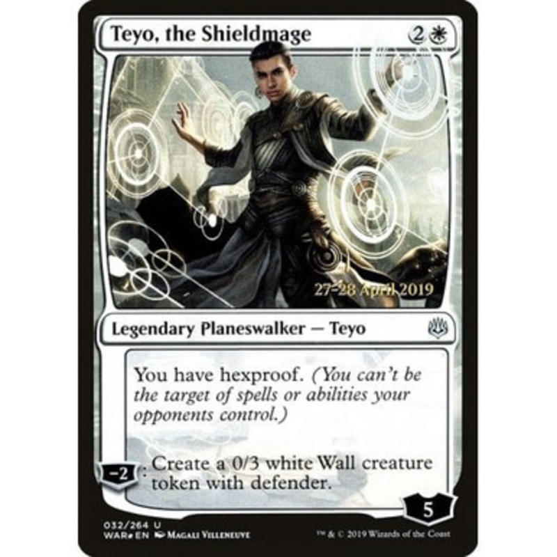 Teyo, the Shieldmage (War of the Spark Prerelease foil) | Promotional Cards