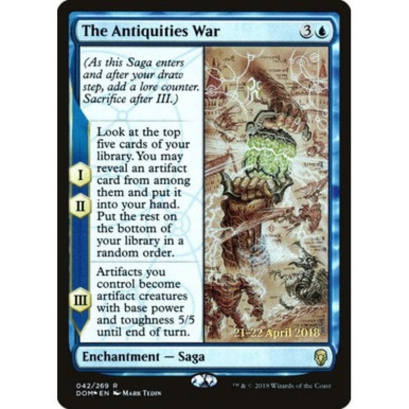 The Antiquities War (Dominaria Prerelease foil) | Promotional Cards