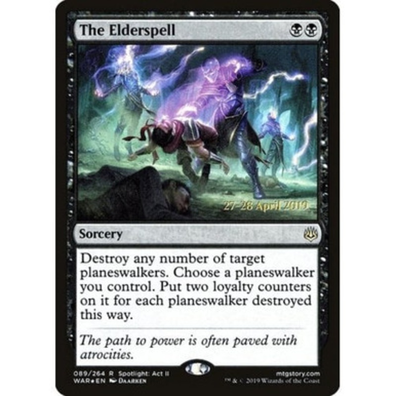 The Elderspell (War of the Spark Prerelease foil) | Promotional Cards