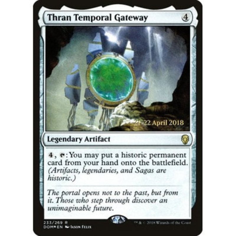 Thran Temporal Gateway (Dominaria Prerelease foil) | Promotional Cards
