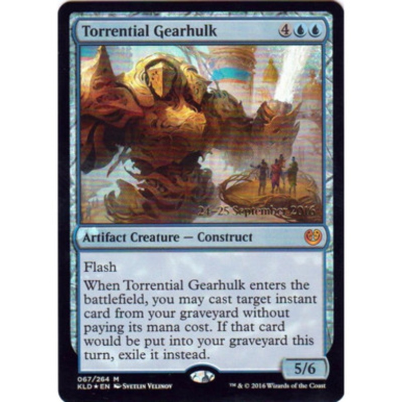 Torrential Gearhulk (Kaladesh Prerelease foil) | Promotional Cards