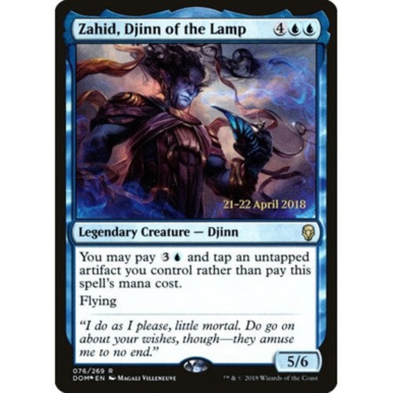 Zahid, Djinn of the Lamp (Dominaria Prerelease foil) | Promotional Cards