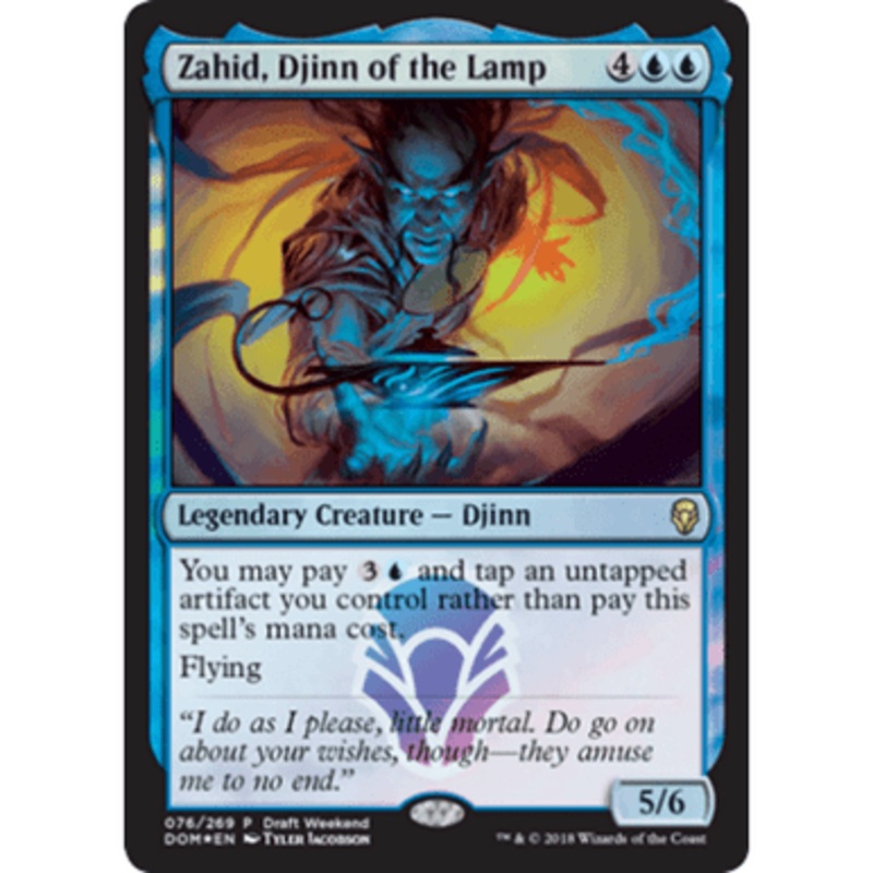 Zahid, Djinn of the Lamp (Draft Weekend foil) | Promotional Cards