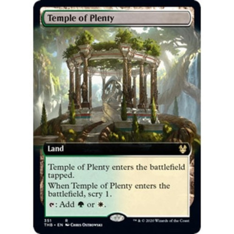 Temple of Plenty (Extended Art) | Theros Beyond Death