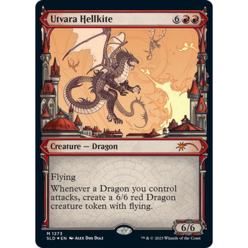 Utvara Hellkite (Halo Foil) (Secret Lair – March of the Machine Vol.3) | Secret Lair Drops
