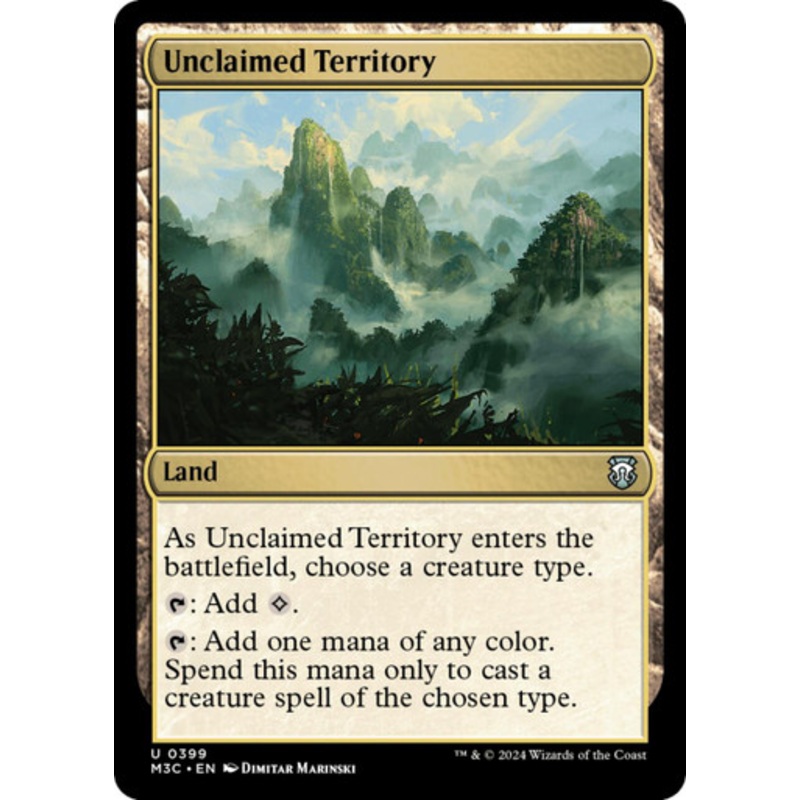 Unclaimed Territory (Ripple Foil) | Modern Horizons 3 Commander