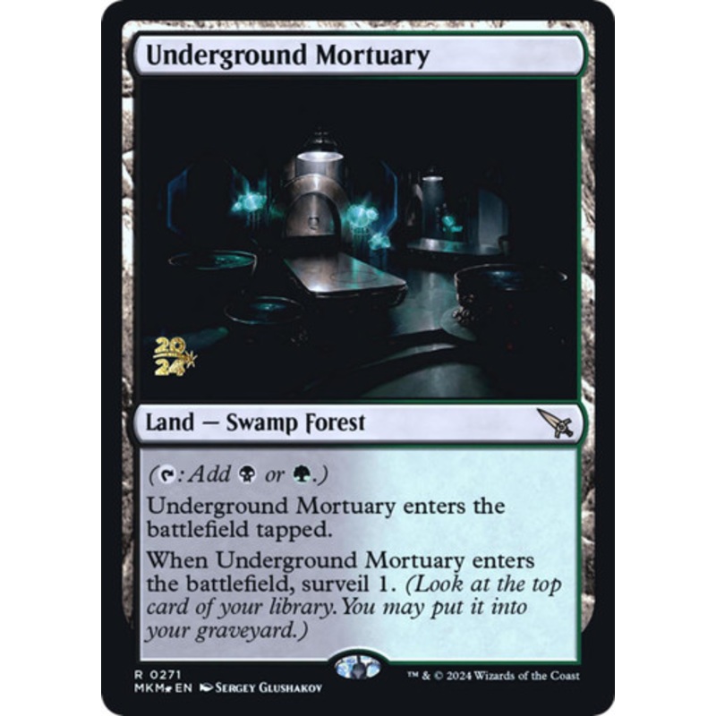 Underground Mortuary (Prerelease Foil) | Murders at Karlov Manor