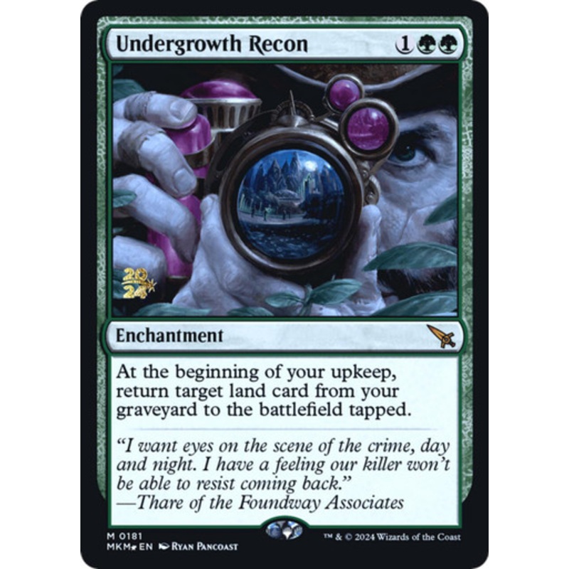 Undergrowth Recon (Prerelease Foil) | Murders at Karlov Manor