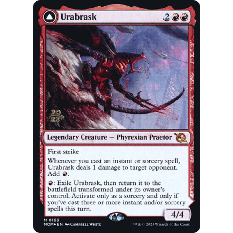 Urabrask // The Great Work (Prerelease Foil) | March of the Machine