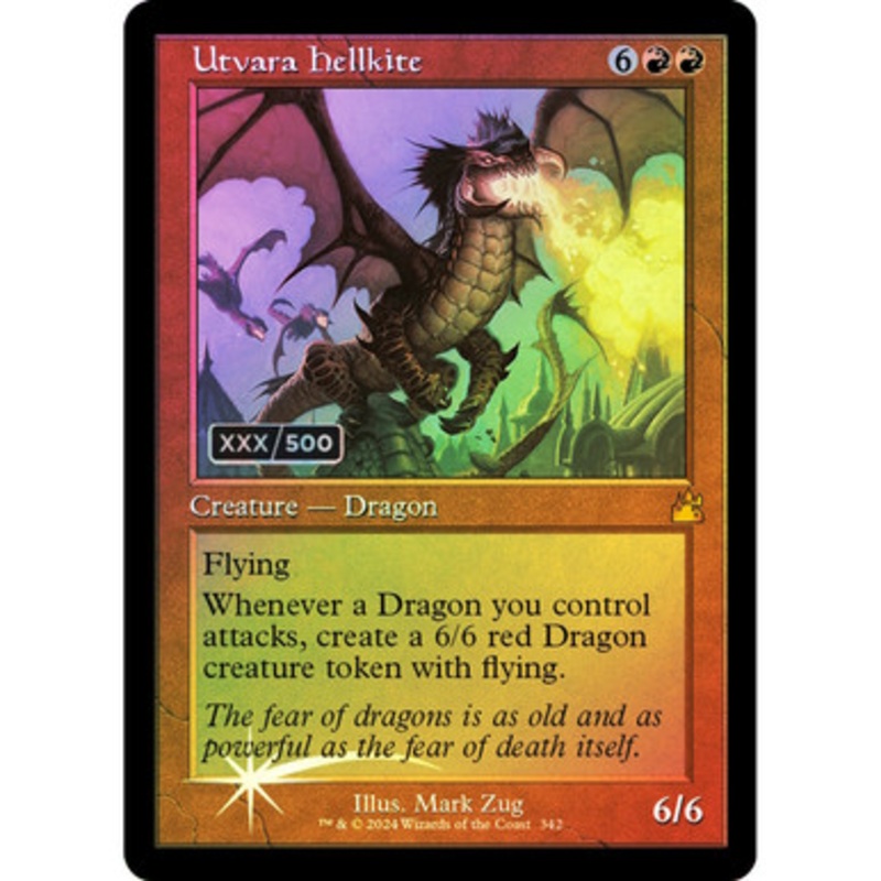 Utvara Hellkite (Retro Frame Foil) – Serialized 285/500 | Ravnica Remastered