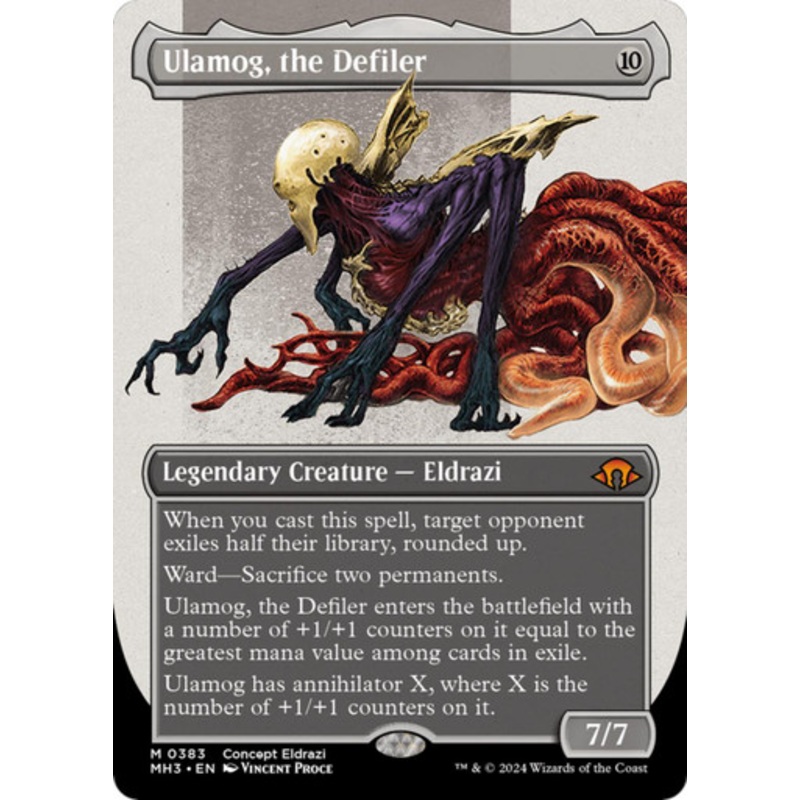 Ulamog, the Defiler (Borderless Concept) | Modern Horizons 3