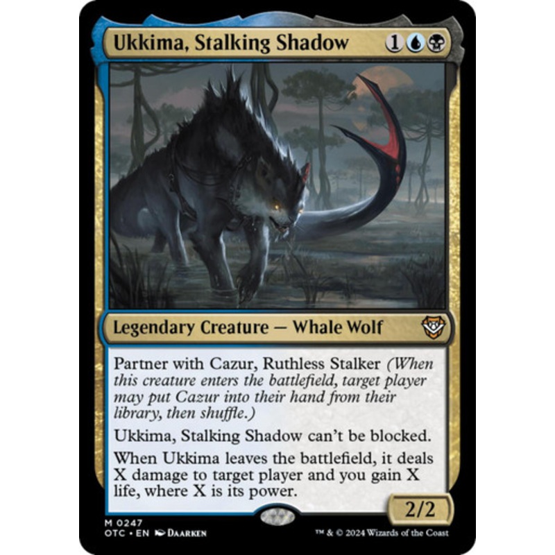 Ukkima, Stalking Shadow | Outlaws of Thunder Junction Commander