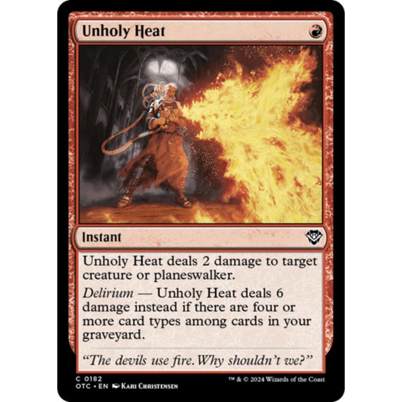 Unholy Heat | Outlaws of Thunder Junction Commander