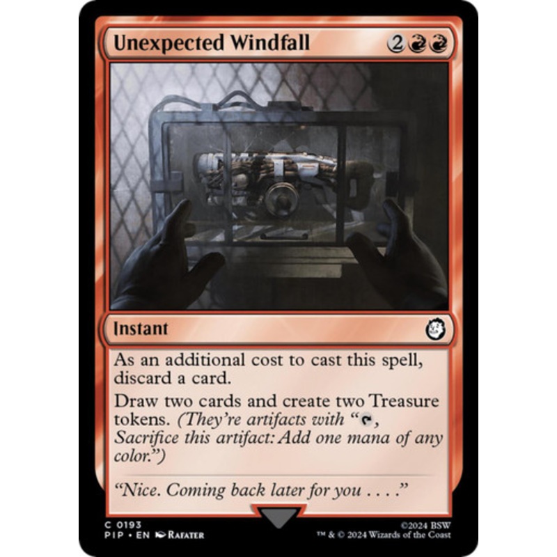 Unexpected Windfall
