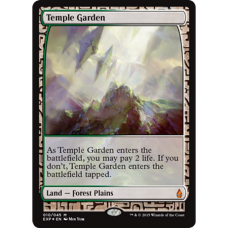 Temple Garden (Zendikar Expeditions Full Art foil) | Masterpiece Series – Zendikar Expeditions