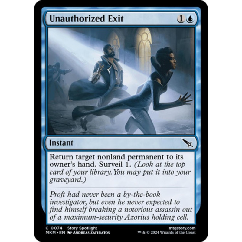 Unauthorized Exit | Murders at Karlov Manor