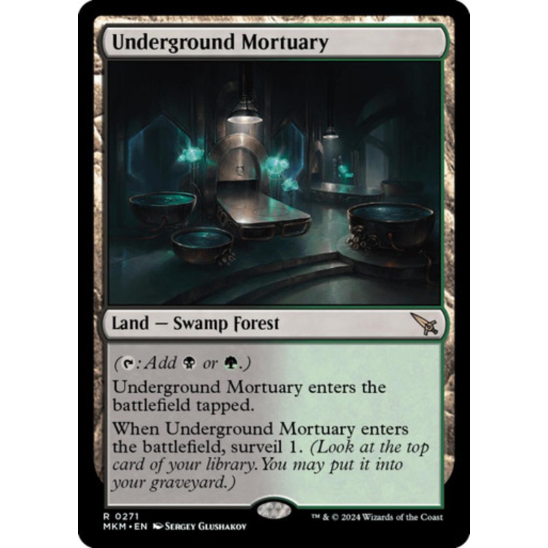 Underground Mortuary | Murders at Karlov Manor