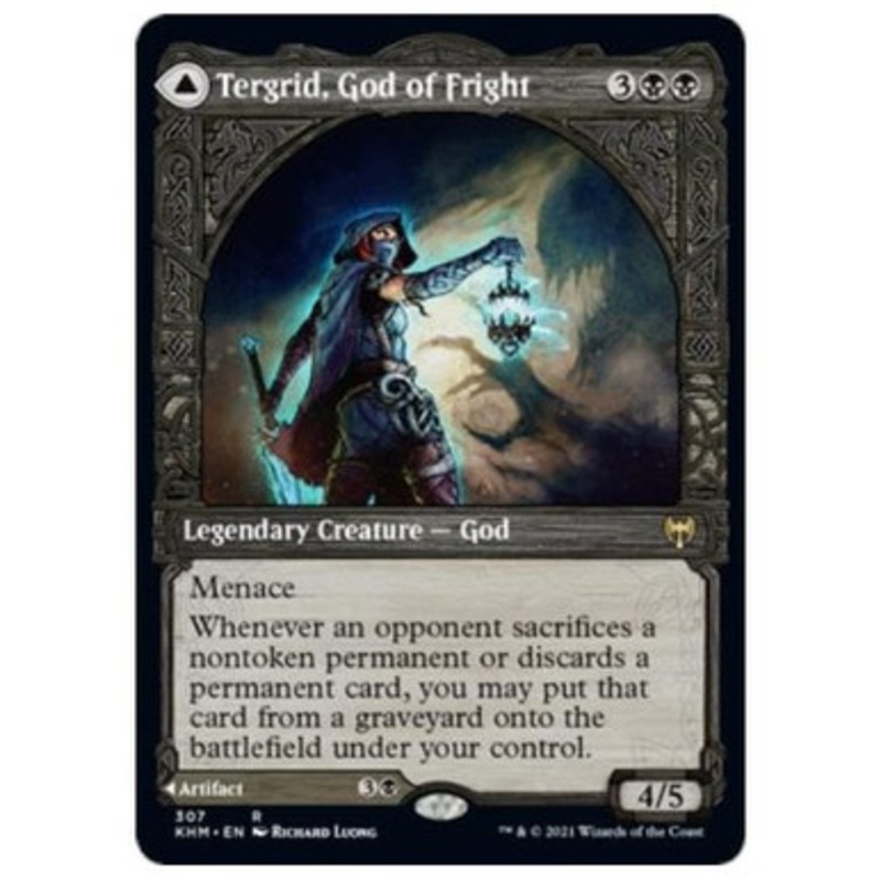 Tergrid, God of Fright // Tergrid’s Lantern (Showcase Frame) (foil) | Kaldheim