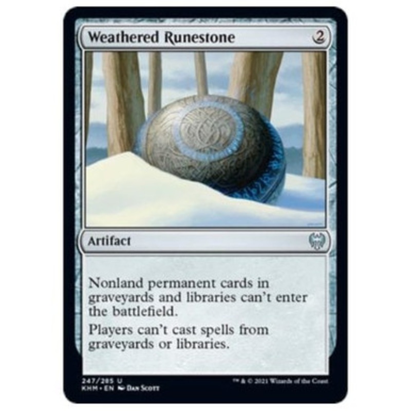Weathered Runestone (foil) | Kaldheim