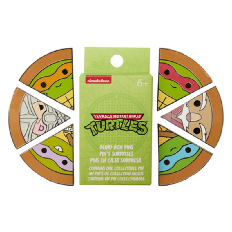 Teenage Mutant Ninja Turtles Pizza Slices Blind Box Enamel Pins