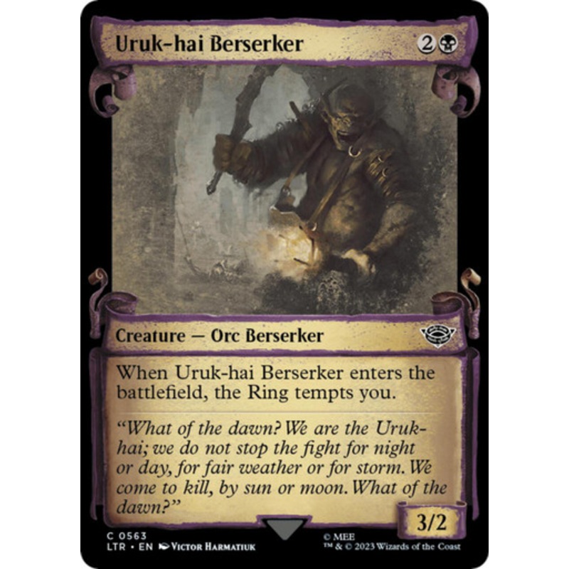 Uruk-hai Berserker (Showcase Scroll) | The Lord of the Rings: Tales of Middle-earth
