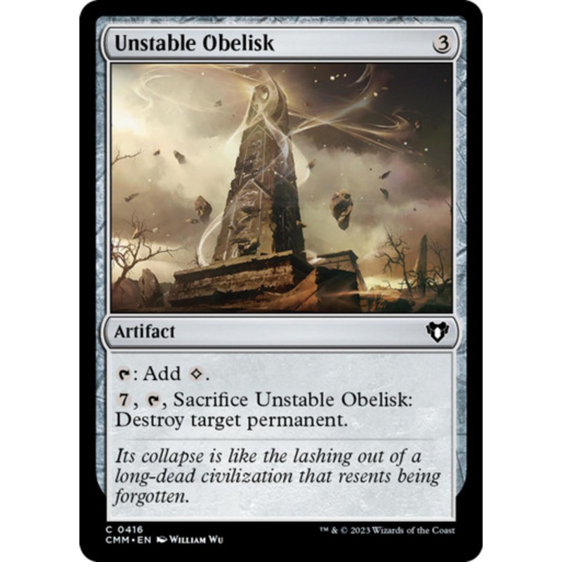 Unstable Obelisk | Commander Masters