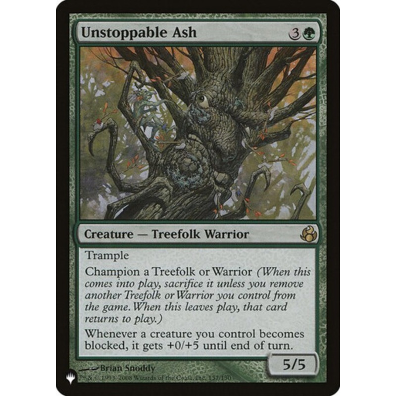 Unstoppable Ash (The List Reprint) | Morningtide