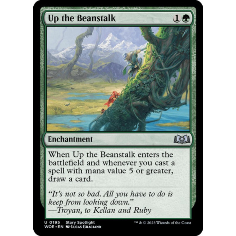 Up the Beanstalk (foil) | Wilds of Eldraine