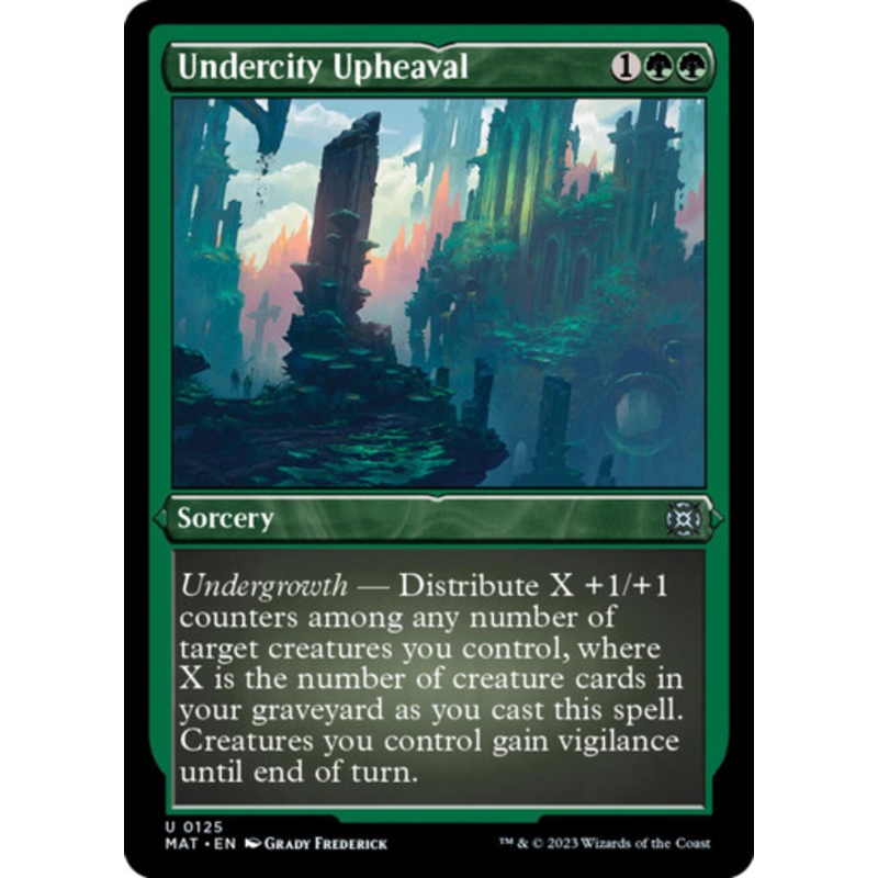 Undercity Upheaval (Etched foil) | March of the Machine: The Aftermath
