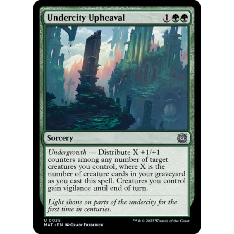 Undercity Upheaval (foil) | March of the Machine: The Aftermath