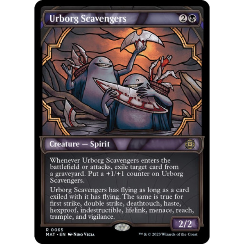 Urborg Scavengers (Showcase Frame foil) | March of the Machine: The Aftermath