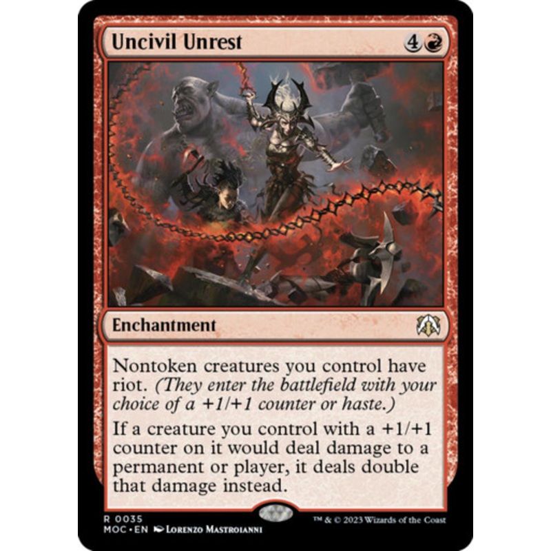Uncivil Unrest | March of the Machine Commander