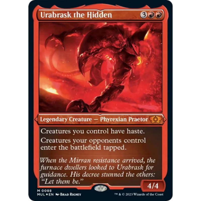 Urabrask the Hidden (Etched foil) | Multiverse Legends