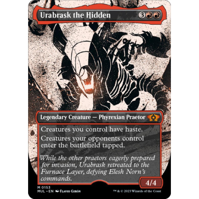 Urabrask the Hidden (Showcase Frame Halo foil) | Multiverse Legends