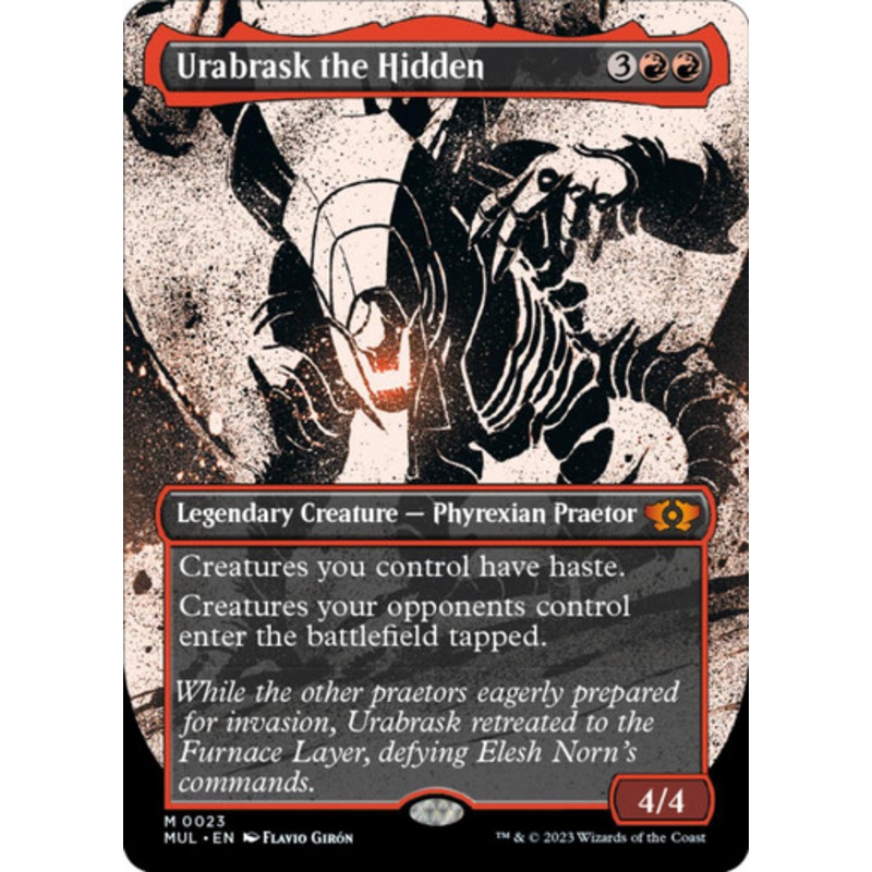 Urabrask the Hidden (Showcase Frame) | Multiverse Legends