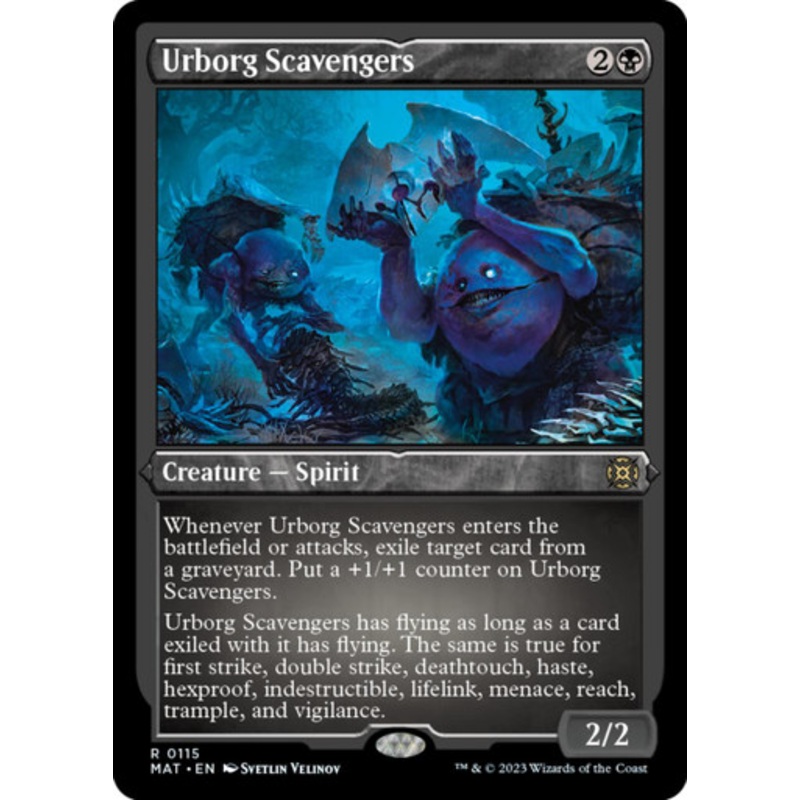 Urborg Scavengers (Etched foil) | March of the Machine: The Aftermath