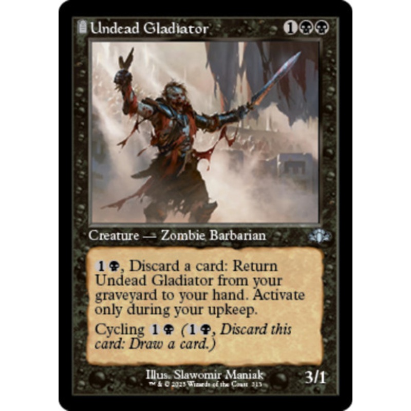 Undead Gladiator (Retro Frame) | Dominaria Remastered