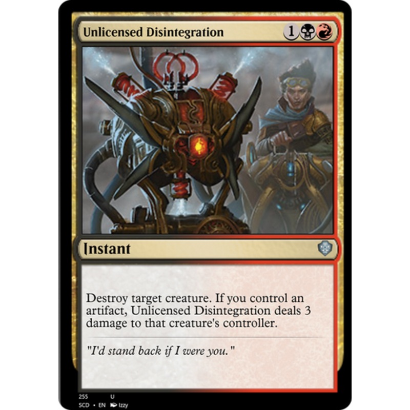 Unlicensed Disintegration | Starter Commander Decks