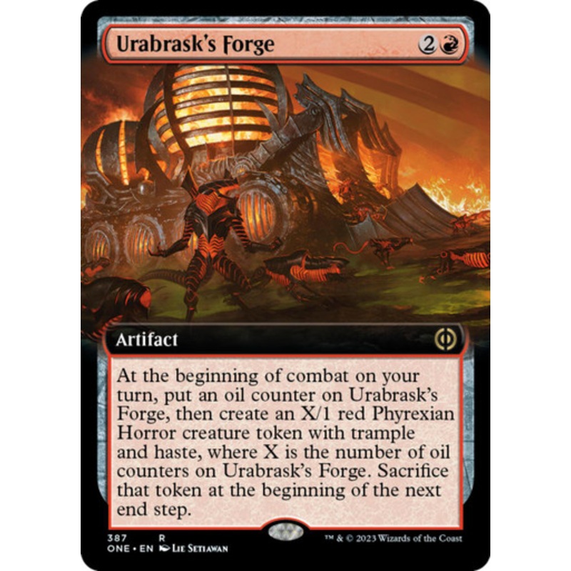 Urabrask’s Forge (Extended Art foil) | Phyrexia: All Will Be One