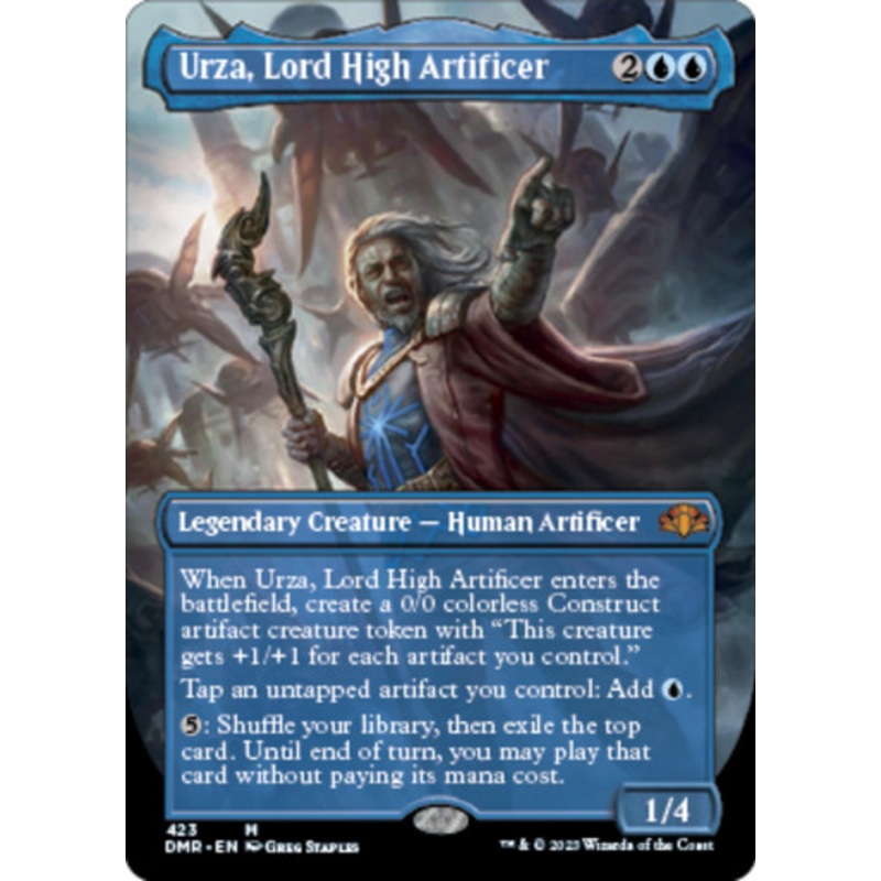Urza, Lord High Artificer (Borderless Art) | Dominaria Remastered