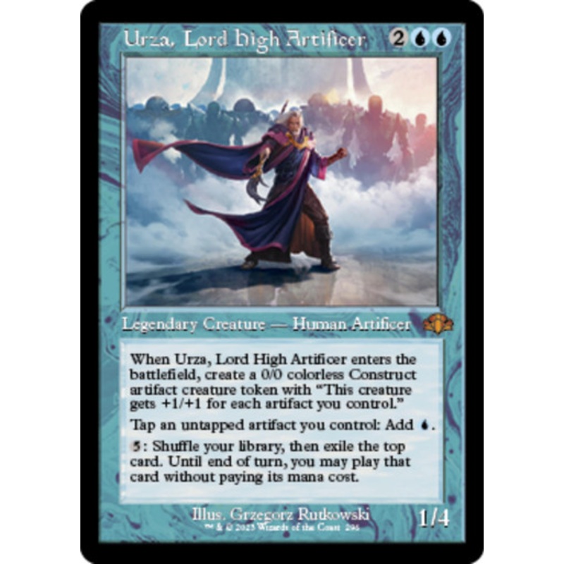 Urza, Lord High Artificer (Retro Frame foil) | Dominaria Remastered