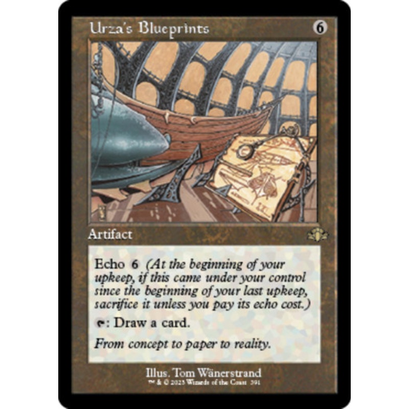 Urza’s Blueprints (Retro Frame) | Dominaria Remastered