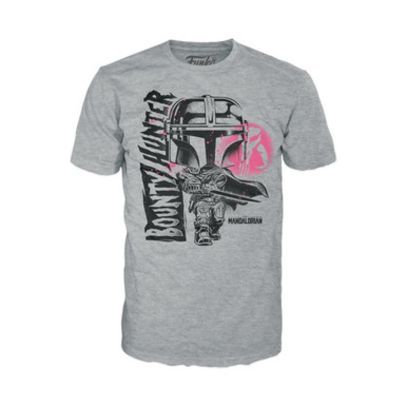 Boxed Tee – Star Wars: The Mandalorian Bounty Hunter POP! T-Shirt