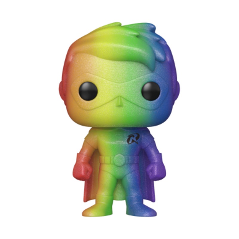 POPs! with Purpose – DC Pride #153 Robin (Rainbow Glitter)