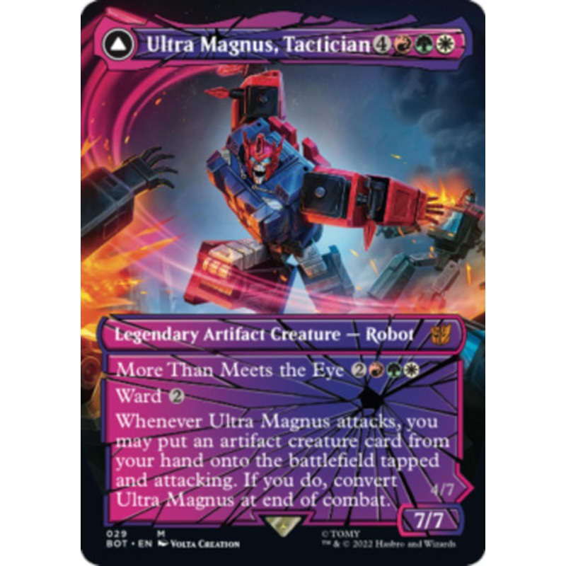 Ultra Magnus, Tactician // Ultra Magnus, Armored Carrier (Shattered Glass Frame) | Transformers